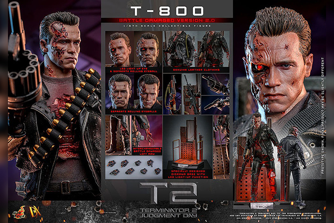 ホットトイズ新作！『ターミネーター2』T-800 バトルダメージ版が2025年10月に発売！