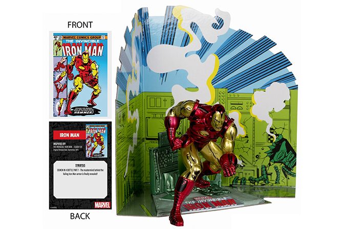 1/10 シーン・フィギュア #003 アイアンマン(ジョン・ロミータ Jr./The Invincible Iron Man Vol.1 #126)