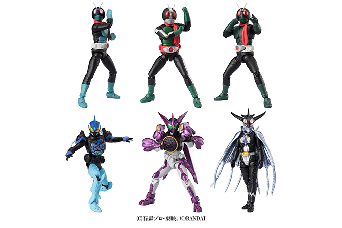 掌動ーXX 仮面ライダー10が25年1月に発売！旧1号＆2号や桜島1号、オーズがラインナップ！