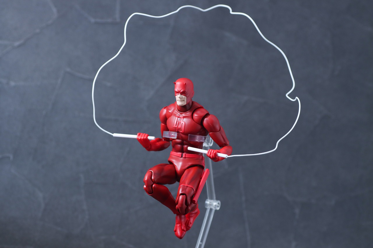 MAFEX　デアデビル　Comic Ver.　レビュー　アクション