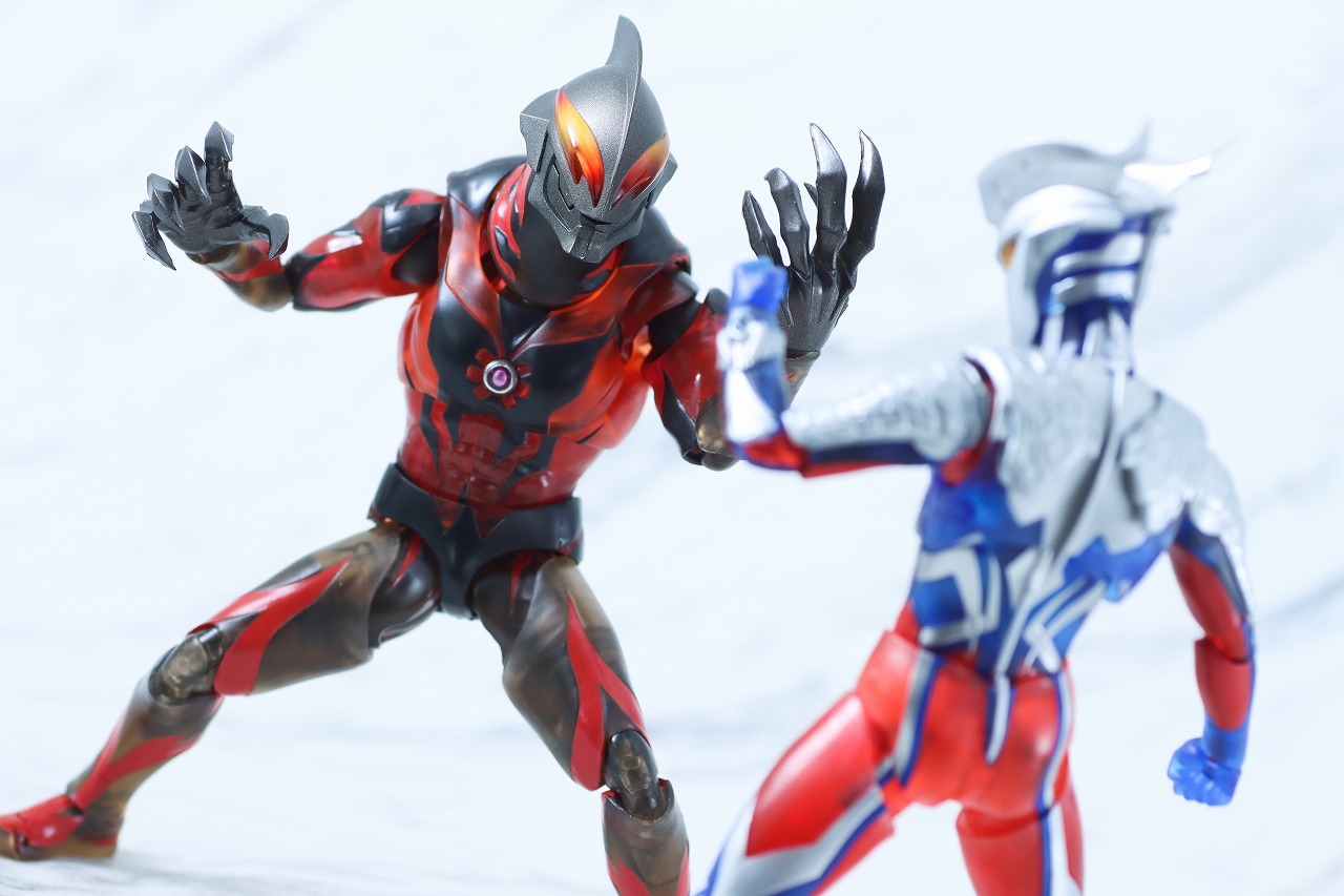 S.H.フィギュアーツ　ウルトラマンベリアル Clear Color Ver.　レビュー　アクション　ウルトラマンゼロ