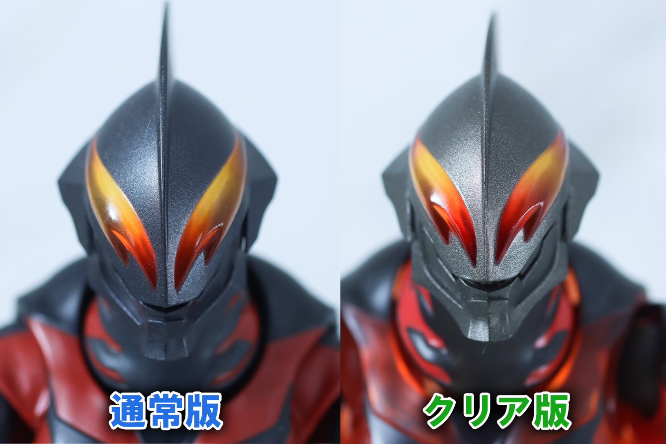 S.H.フィギュアーツ　ウルトラマンベリアル Clear Color Ver.　レビュー　通常版　比較