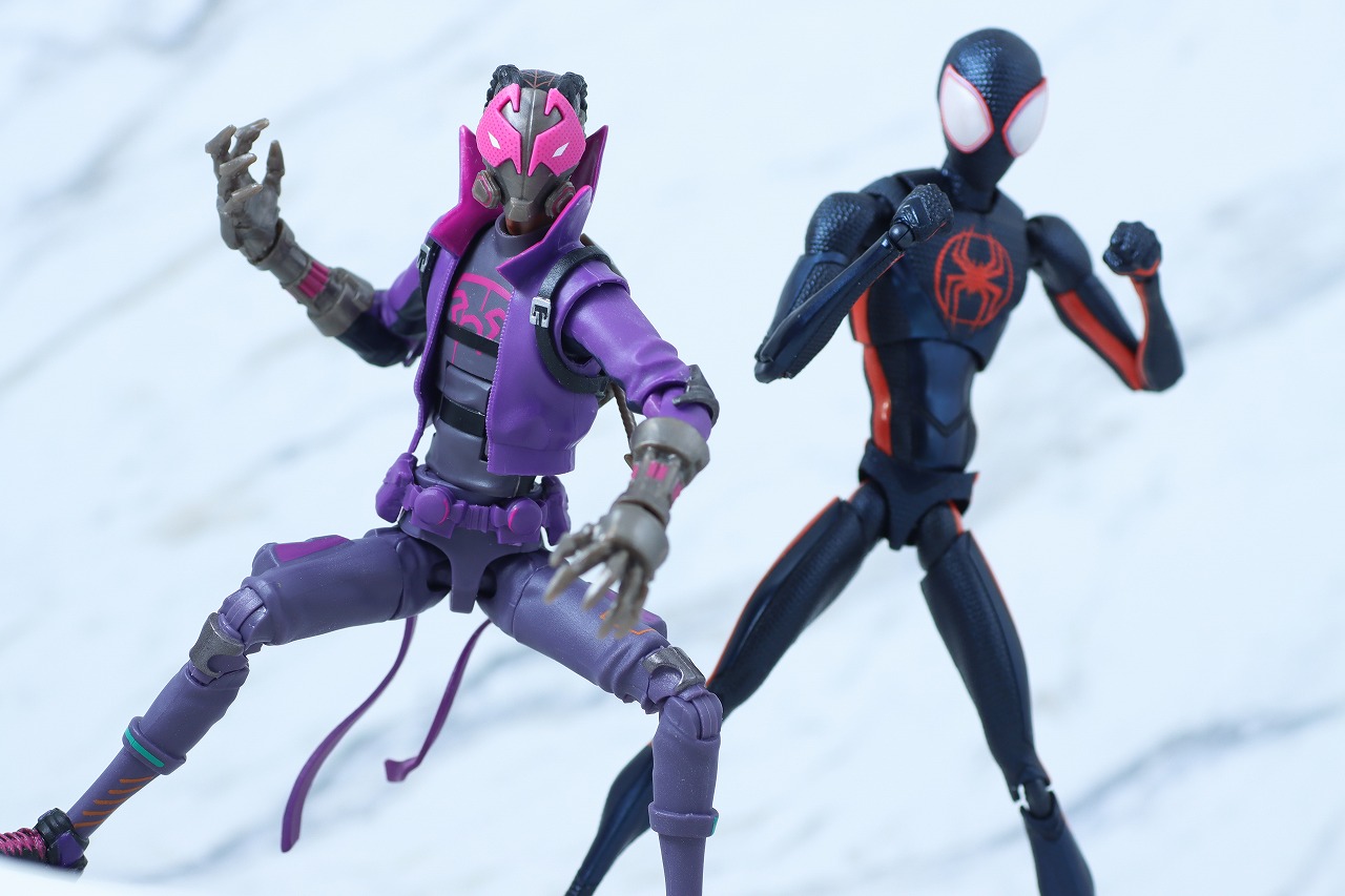 マーベルレジェンド　マイルス・G・モラレス　プラウラー　レビュー　アクション　マイルス・モラレス　スパイダーマン