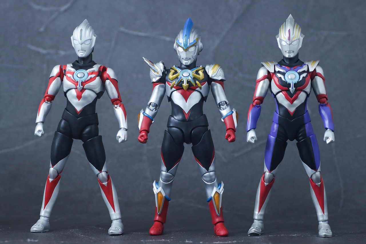 S.H.フィギュアーツ　ウルトラマンオーブ オーブトリニティ　レビュー　本体　オーブオリジン　スペシウムゼペリオン スターズVer.　比較　オーブオリジン　スペシウムゼペリオン