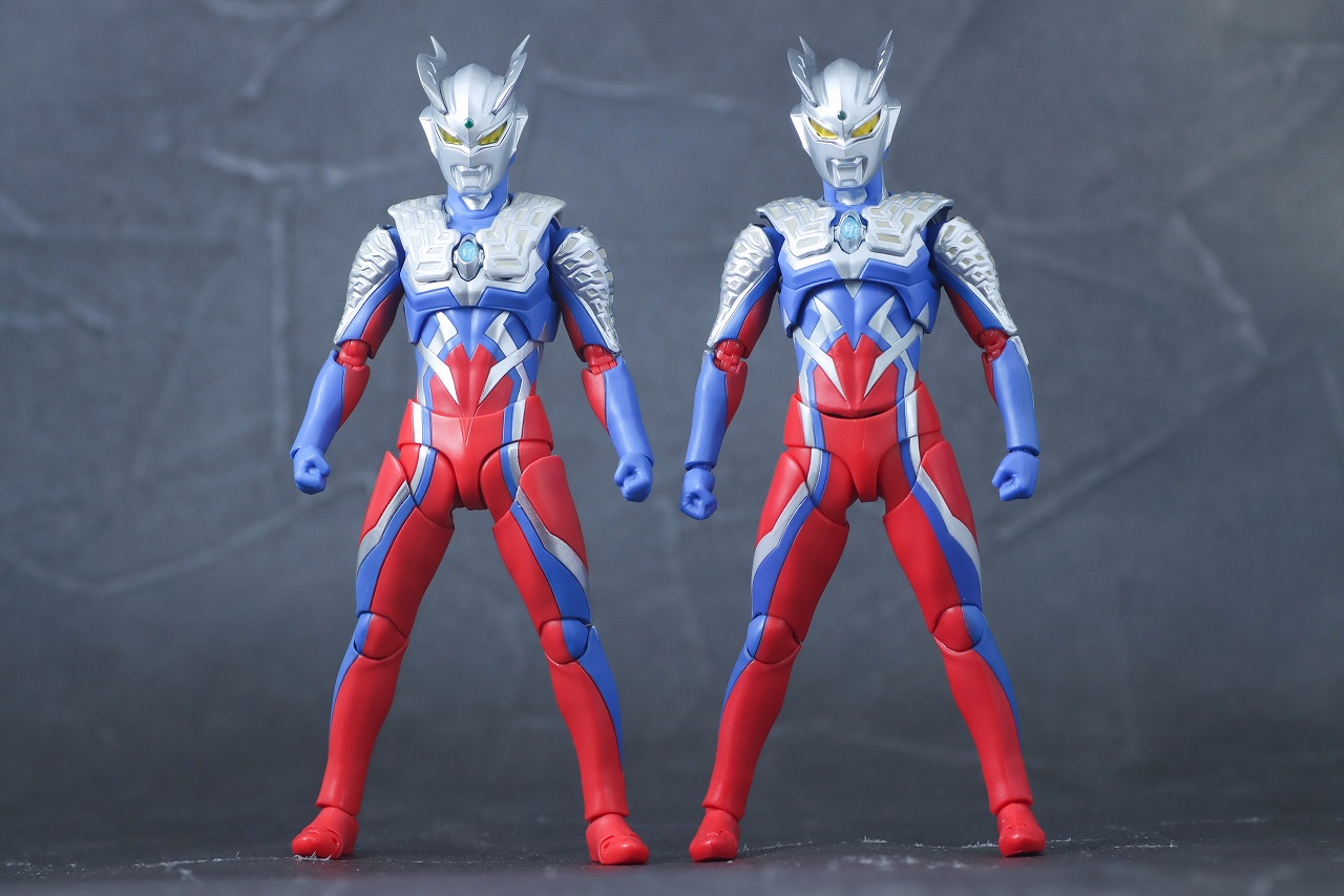 S.H.フィギュアーツ　ウルトラマンゼロ（ニュージェネ スターズVer.）　レビュー　比較　テクターギア・ゼロ