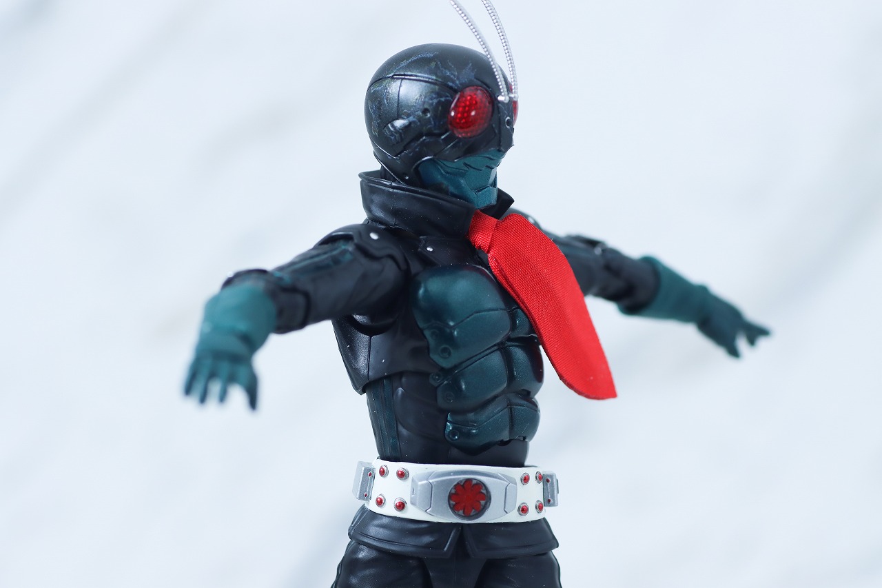 S.H.フィギュアーツ　真骨彫製法　仮面ライダー1号　本郷猛　仮面ライダーTHE NEXT　レビュー　可動範囲