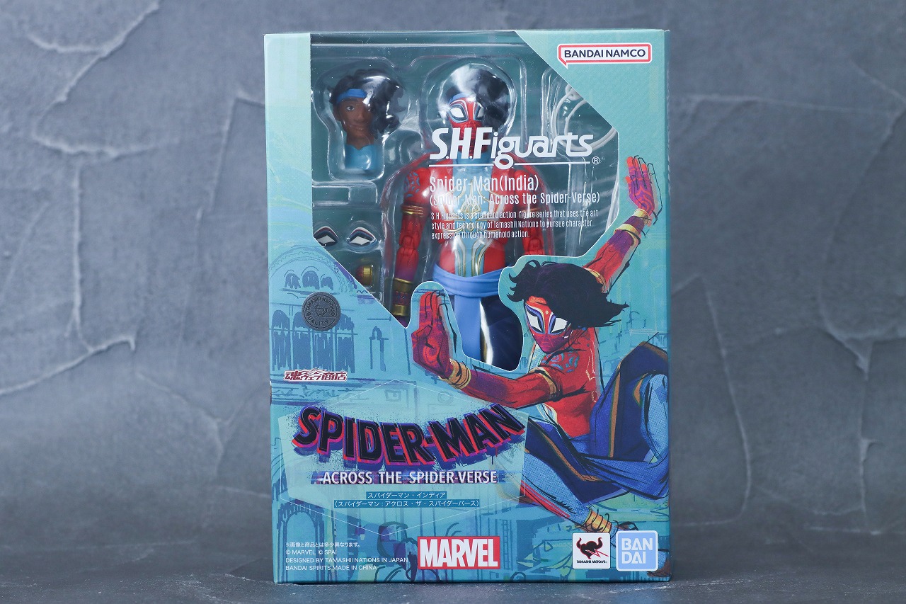 S.H.フィギュアーツ　スパイダーマン・インディア　レビュー　パッケージ