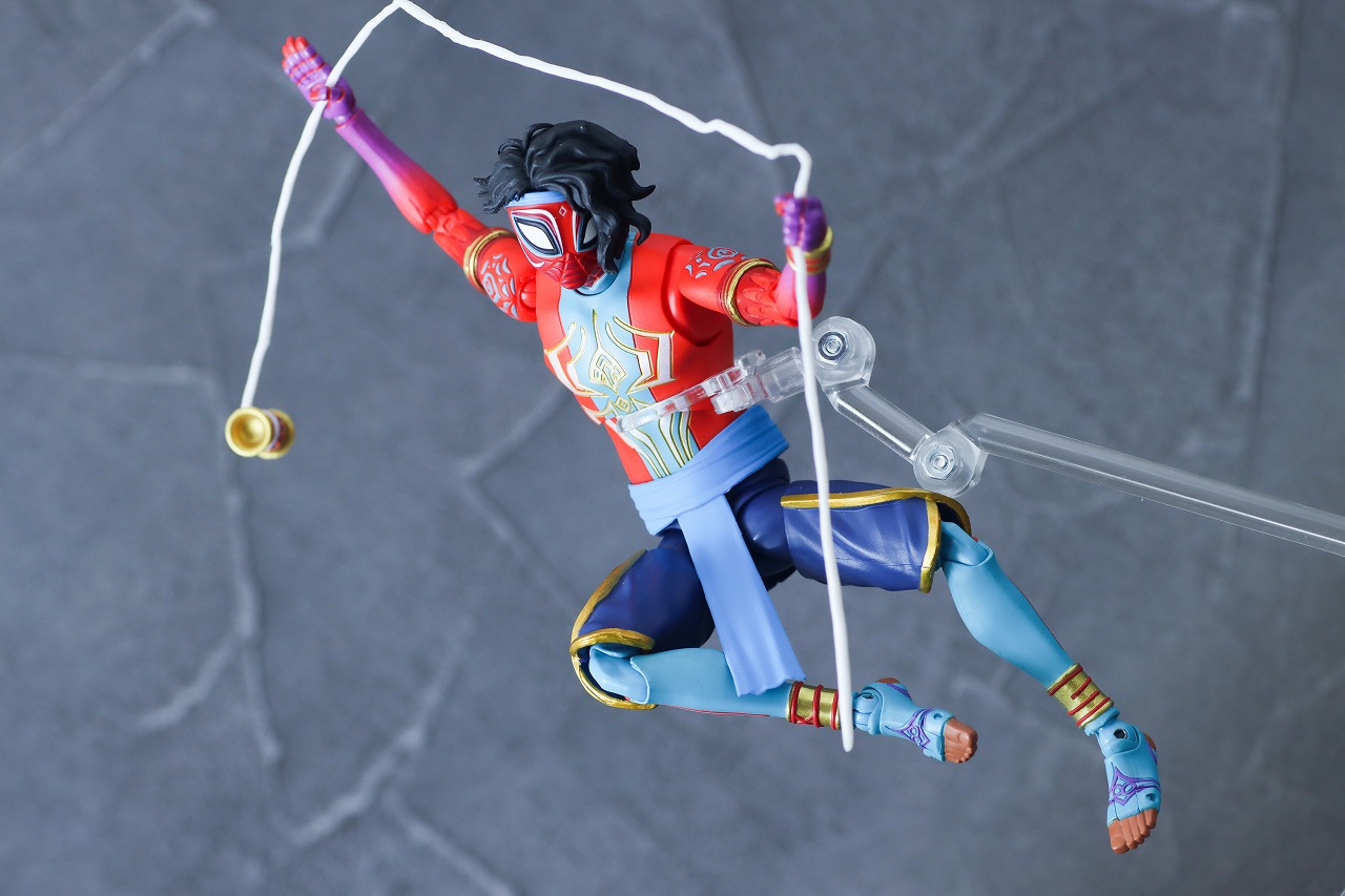 S.H.フィギュアーツ　スパイダーマン・インディア　レビュー　アクション