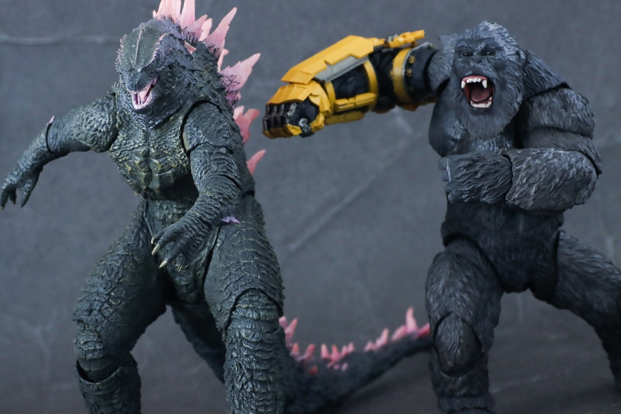 S.H.モンスターアーツ　スカーキング　レビュー　アクション　コング　ゴジラ　エヴォルヴ