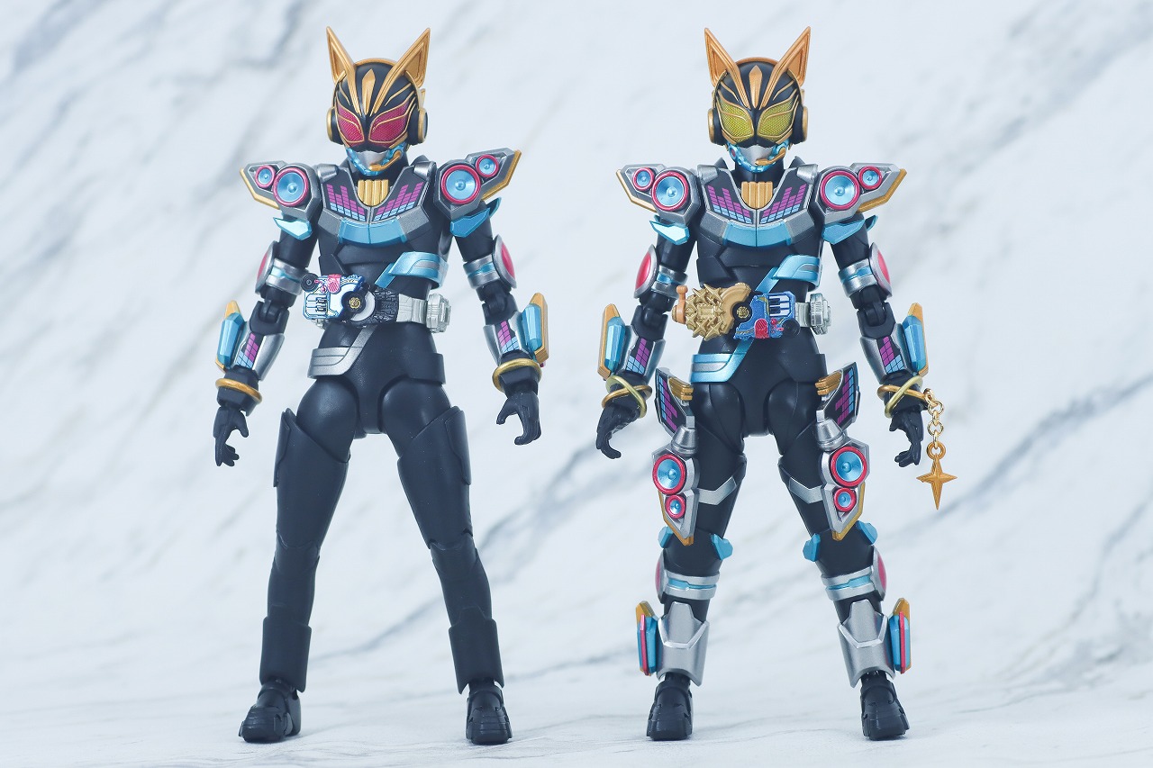 S.H.フィギュアーツ　仮面ライダーナーゴ フィーバービートフォーム　レビュー　本体　比較