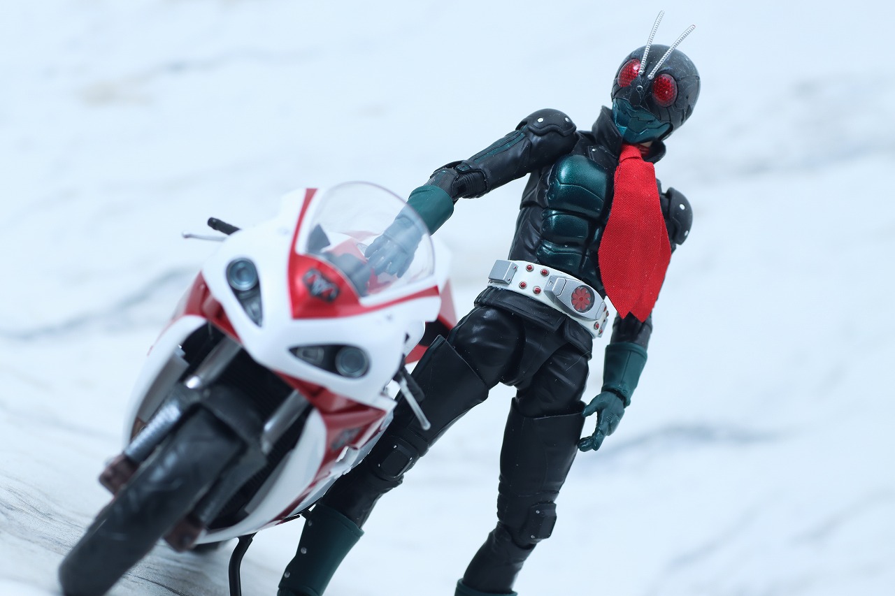 S.H.フィギュアーツ　サイクロン1号（『仮面ライダー THE NEXT』）　レビュー　アクション