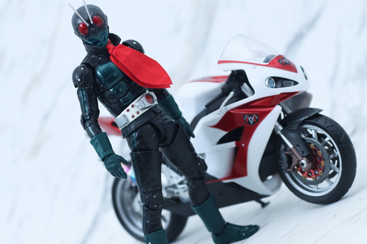 S.H.フィギュアーツ　サイクロン1号（『仮面ライダー THE NEXT』）　レビュー　アクション