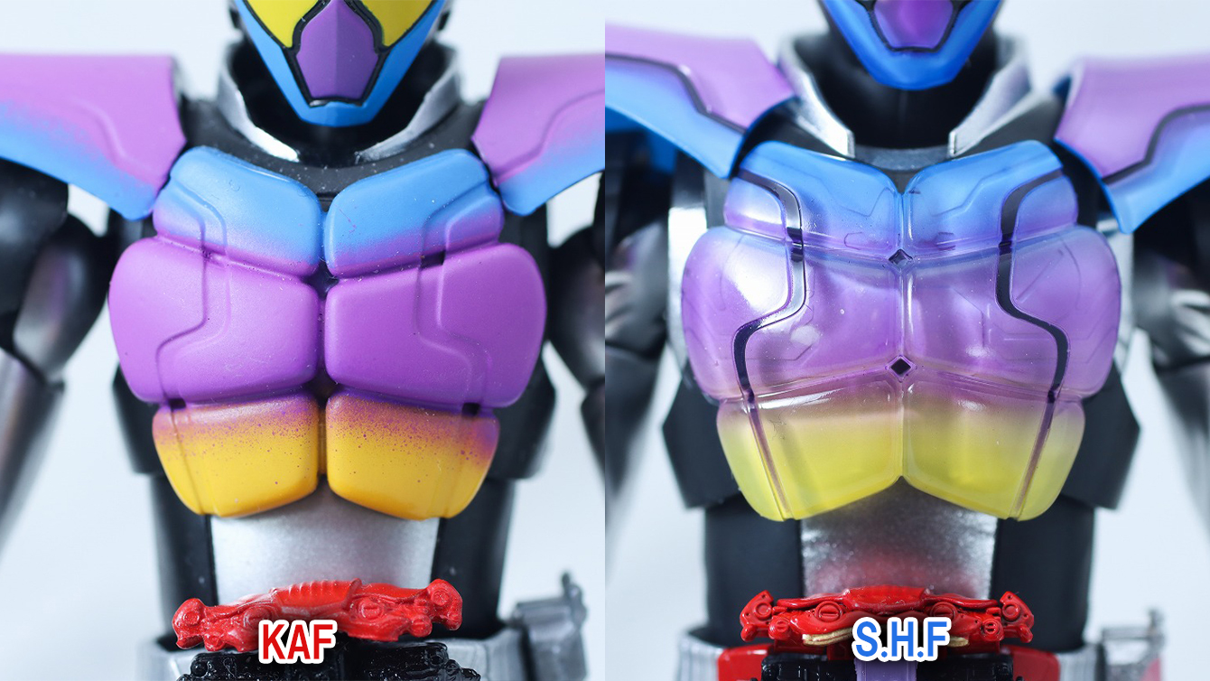 S.H.フィギュアーツ　仮面ライダーガヴ　ポッピングミフォーム　レビュー　比較　仮面ライダーアクションフィギュア