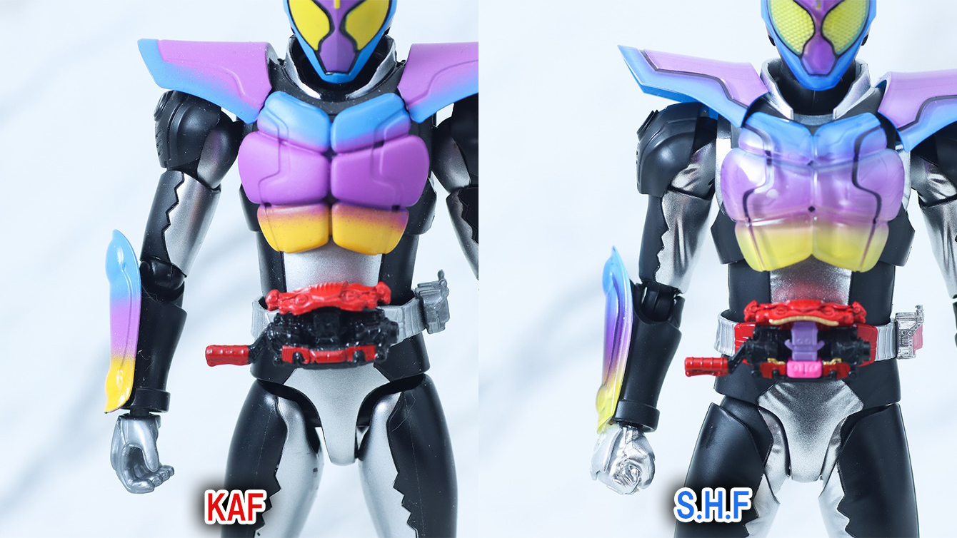 S.H.フィギュアーツ　仮面ライダーガヴ　ポッピングミフォーム　レビュー　比較　仮面ライダーアクションフィギュア