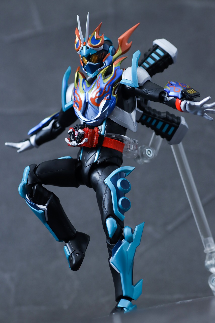 S.H.フィギュアーツ　仮面ライダーファイヤーガッチャード　スチームホッパー　レビュー　アクション