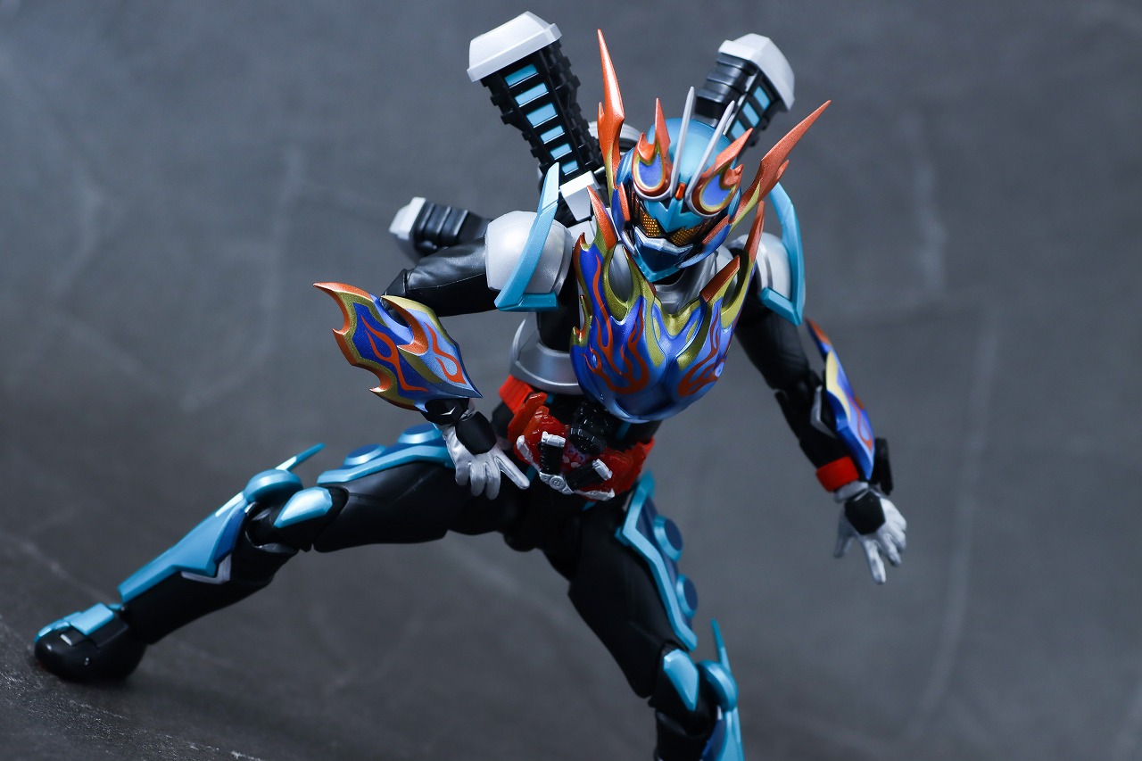 S.H.フィギュアーツ　仮面ライダーファイヤーガッチャード　スチームホッパー　レビュー　アクション