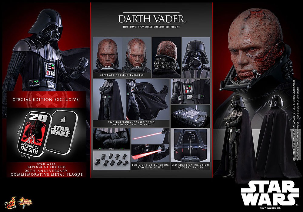 ホットトイズ ムービー・マスターピース ダース・ベイダー(『スター・ウォーズ/シスの復讐』)