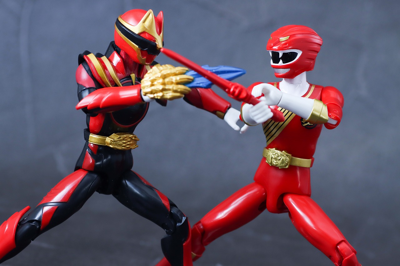 アクションヒーロー ガオレッド レビュー アクション ゴジュウウルフ