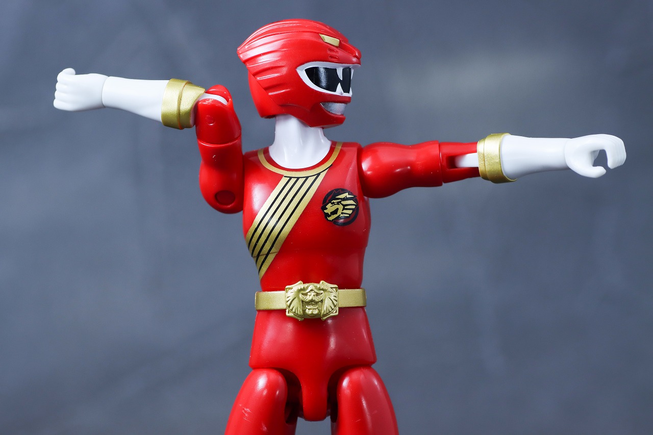 アクションヒーロー ガオレッド レビュー 可動範囲