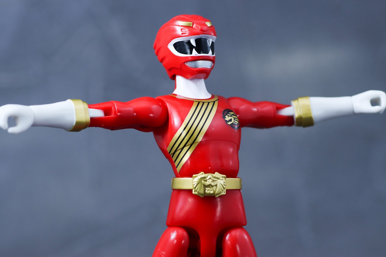 アクションヒーロー ガオレッド レビュー 可動範囲