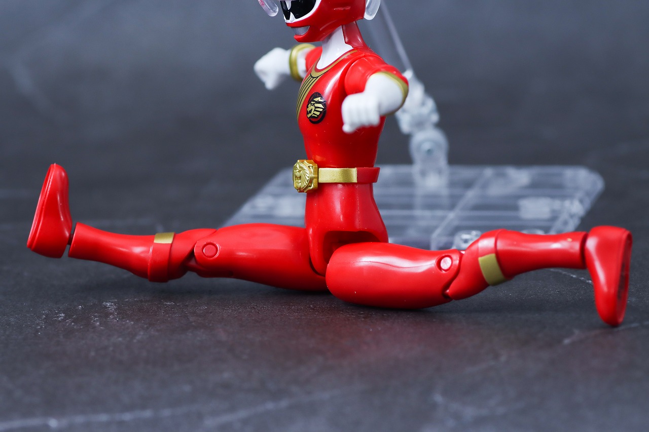 アクションヒーロー ガオレッド レビュー 可動範囲