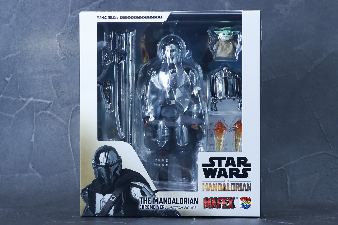 MAFEX マンダロリアン CHROME(クロームメッキ) ver. レビュー パッケージ