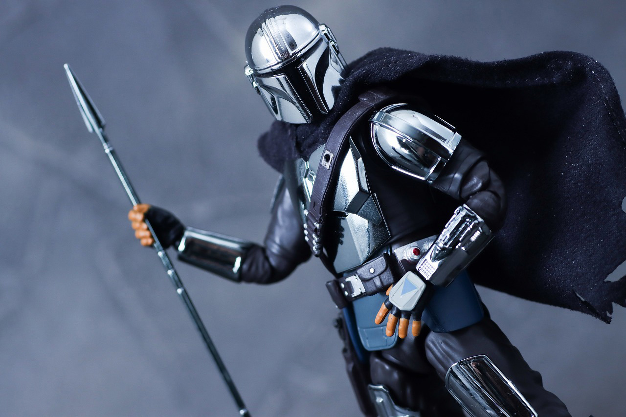 MAFEX マンダロリアン CHROME(クロームメッキ) ver. レビュー アクション
