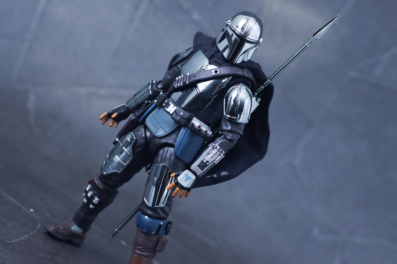 MAFEX マンダロリアン CHROME(クロームメッキ) ver. レビュー アクション