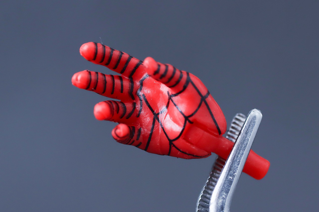 マーベルレジェンド スパイダーマン 1977 レビュー 付属品 手首