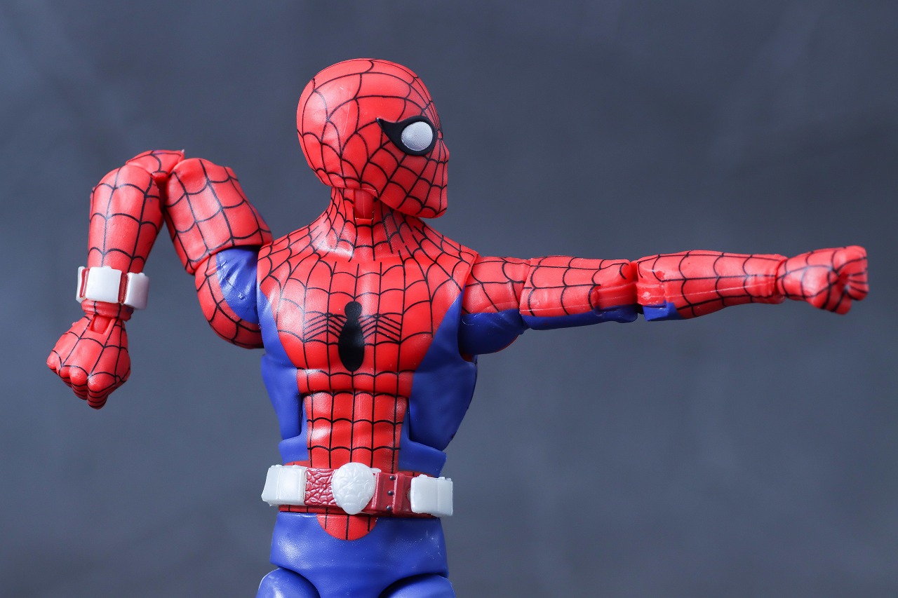 マーベルレジェンド スパイダーマン 1977 レビュー 可動範囲