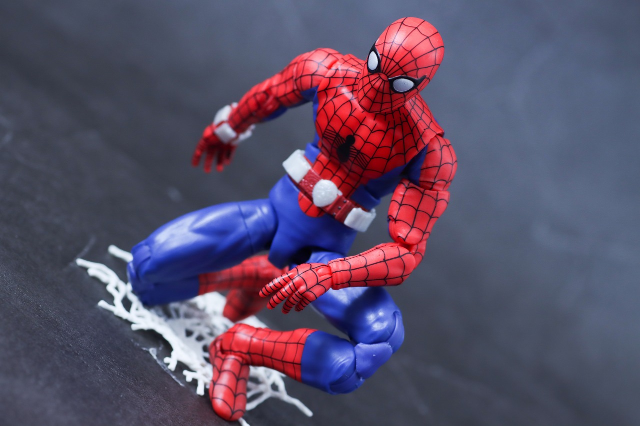 マーベルレジェンド スパイダーマン 1977 レビュー アクション