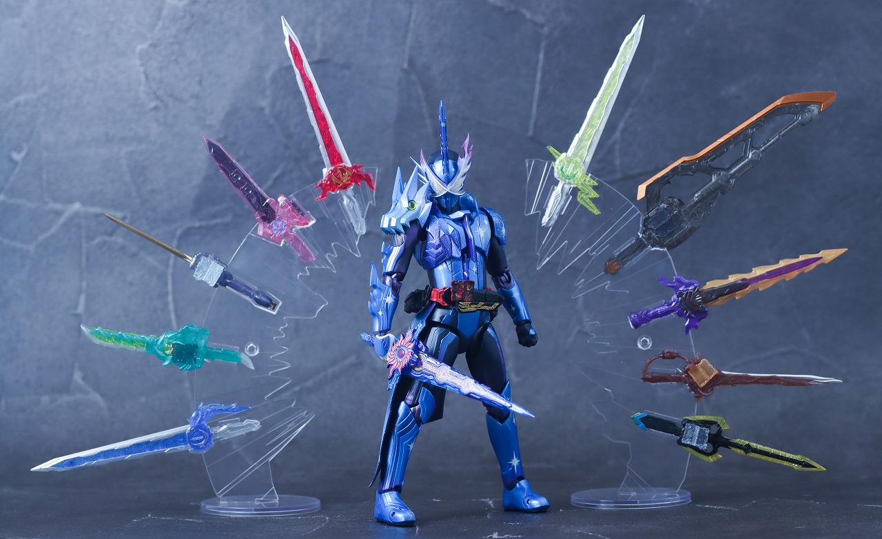 S.H.フィギュアーツ 仮面ライダークロスセイバー10聖剣セット　レビュー