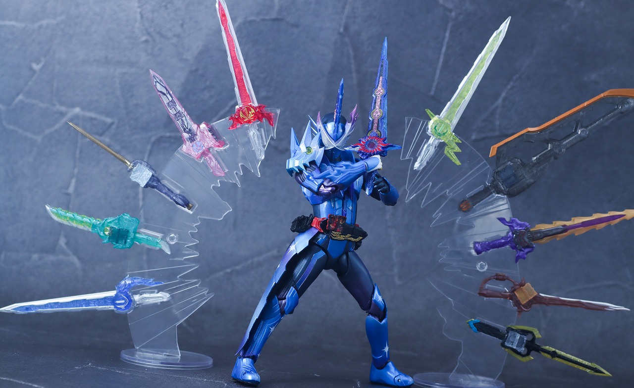 S.H.フィギュアーツ 仮面ライダークロスセイバー10聖剣セット レビュー アクション