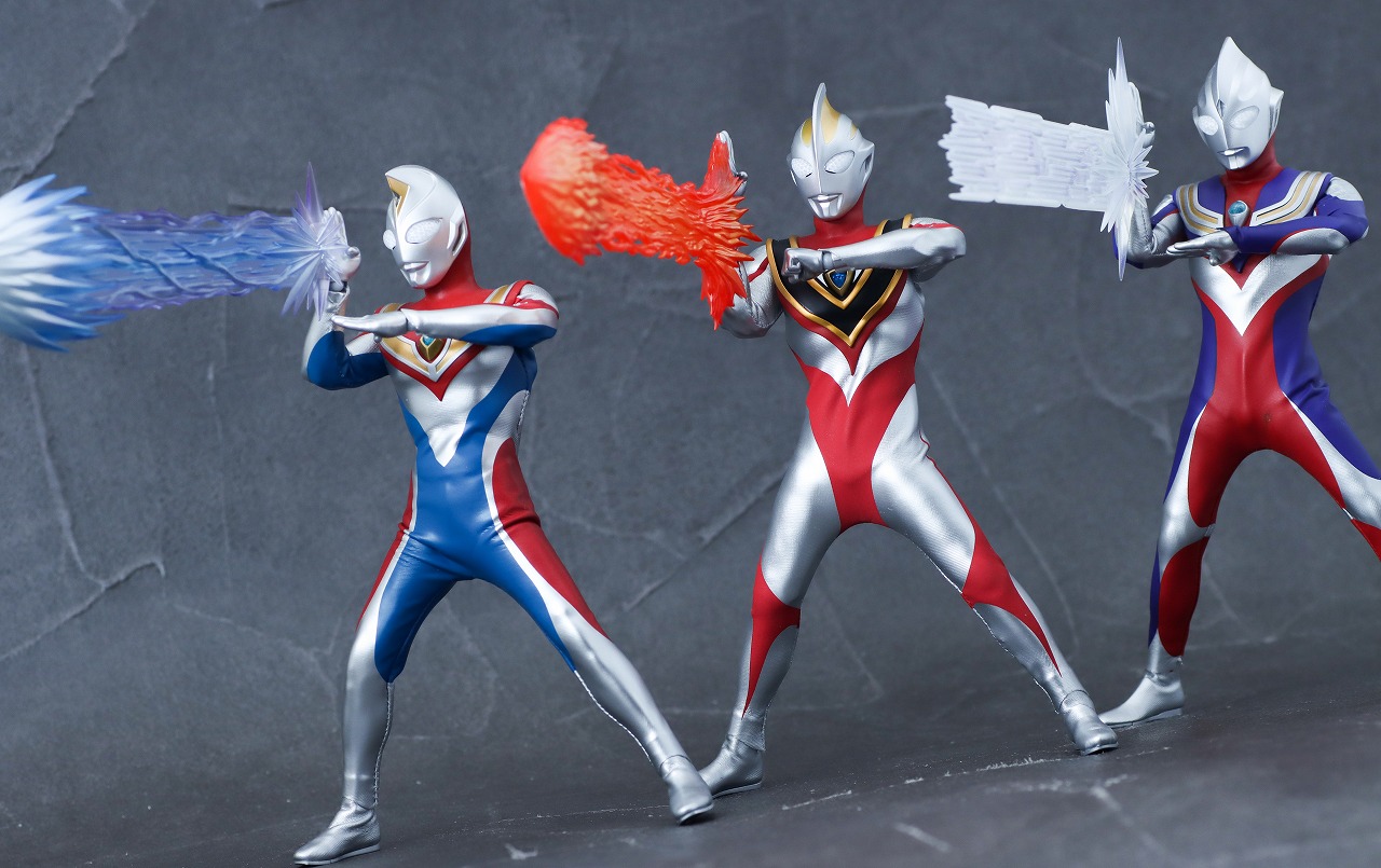 alphamax アルファマックス ウルトラマンガイア V2 レビュー アクション ウルトラマンティガ マルチタイプ ウルトラマンダイナ フラッシュタイプ