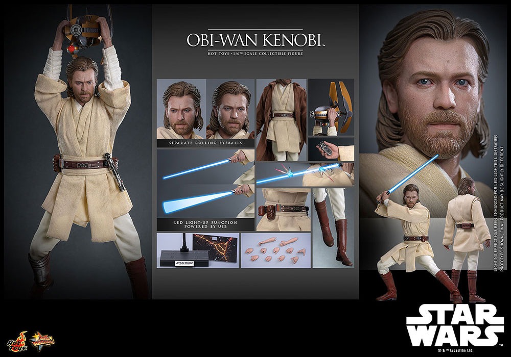 ホットトイズ ムービー・マスターピース オビ=ワン・ケノービ(『スター・ウォーズ/クローンの攻撃』)