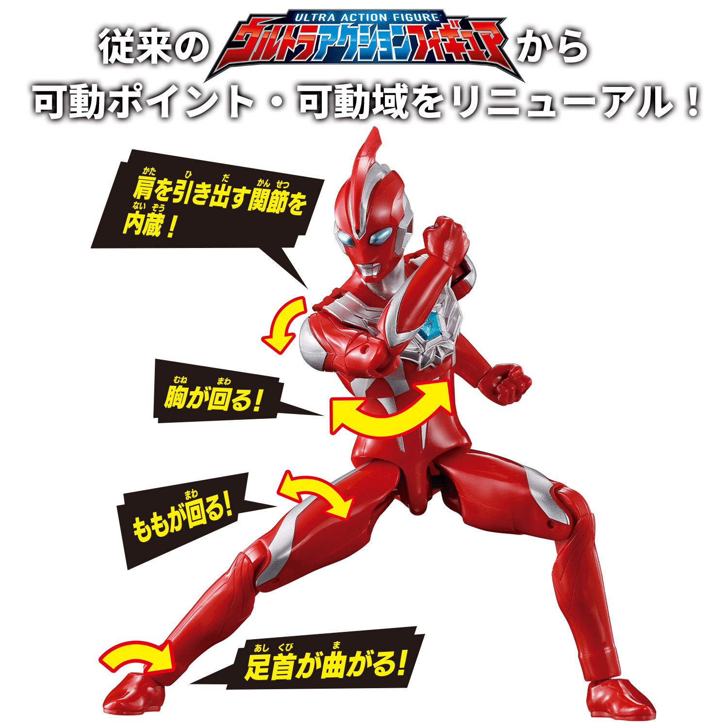 ウルトラアクションフィギュア ウルトラマンオメガ アーマーチェンジセット