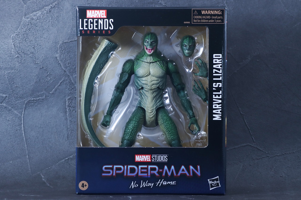 マーベルレジェンド リザード スパイダーマン:ノー・ウェイ・ホーム レビュー パッケージ