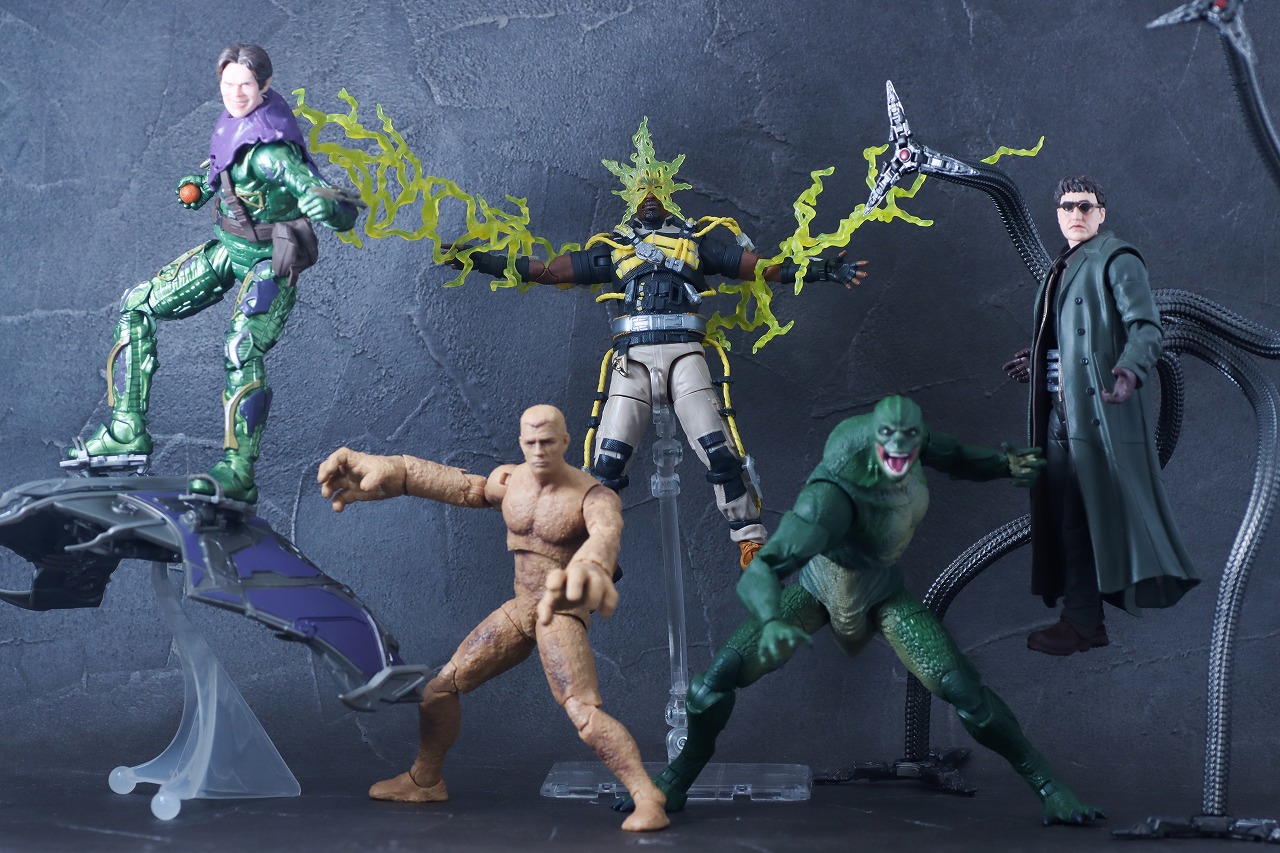 マーベルレジェンド リザード スパイダーマン:ノー・ウェイ・ホーム レビュー アクション