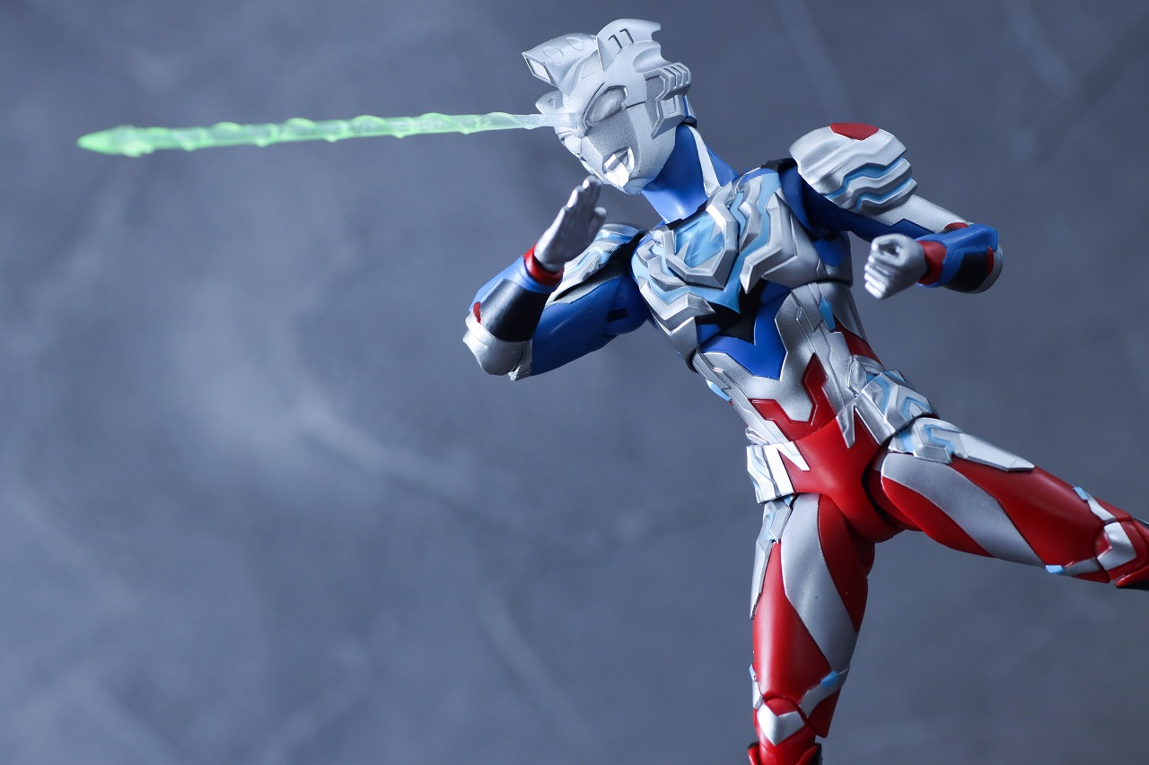 S.H.フィギュアーツ ウルトラマンゼット アルファエッジ(ニュージェネレーション スターズver.) レビュー アクション