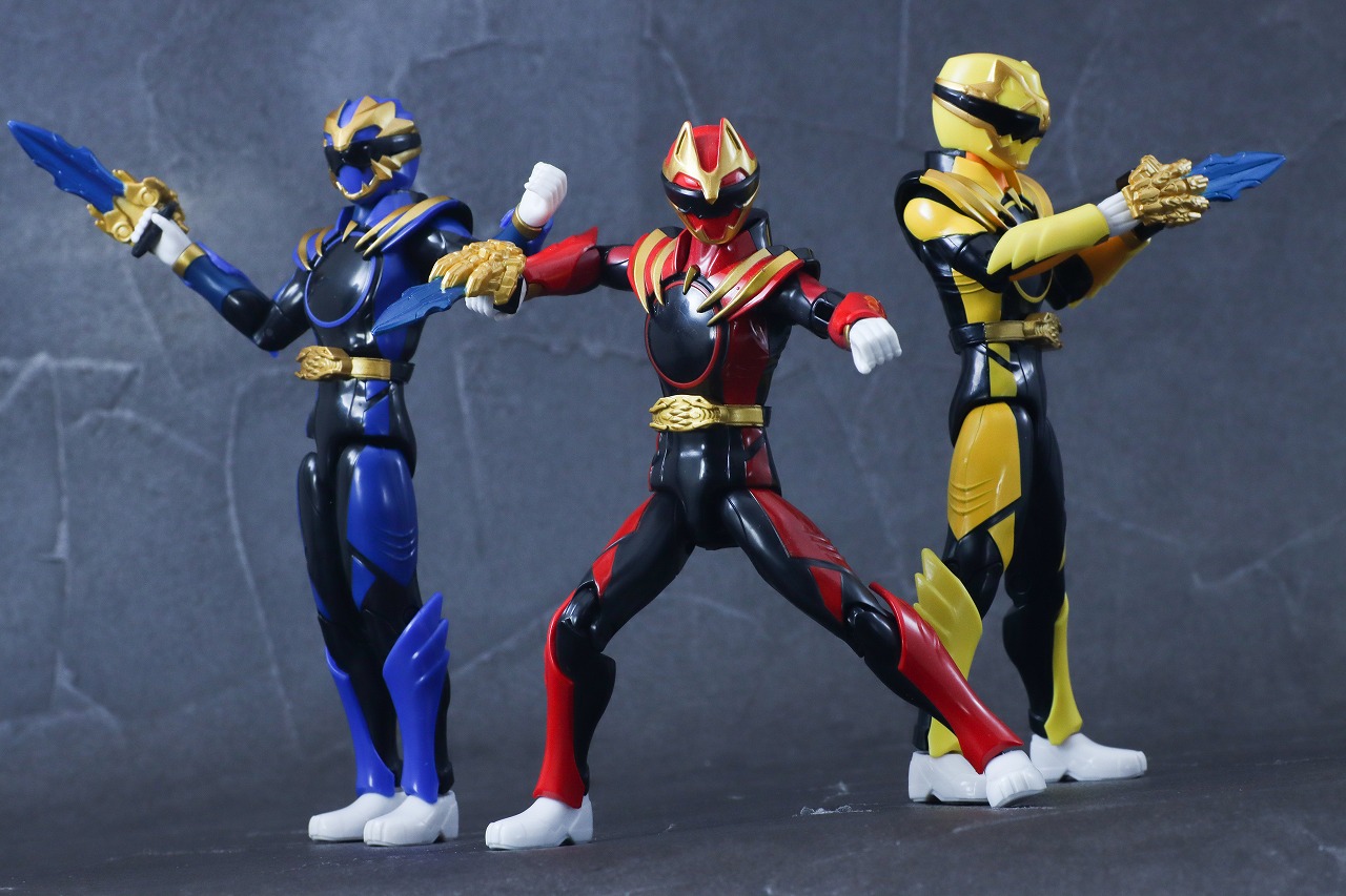 アクションヒーロー ゴジュウティラノ レビュー アクション ゴジュウウルフ ゴジュウレオン