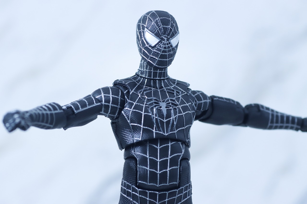 マーベルレジェンド スパイダーマン ブラックスーツ(『スパイダーマン3』) レビュー 可動範囲