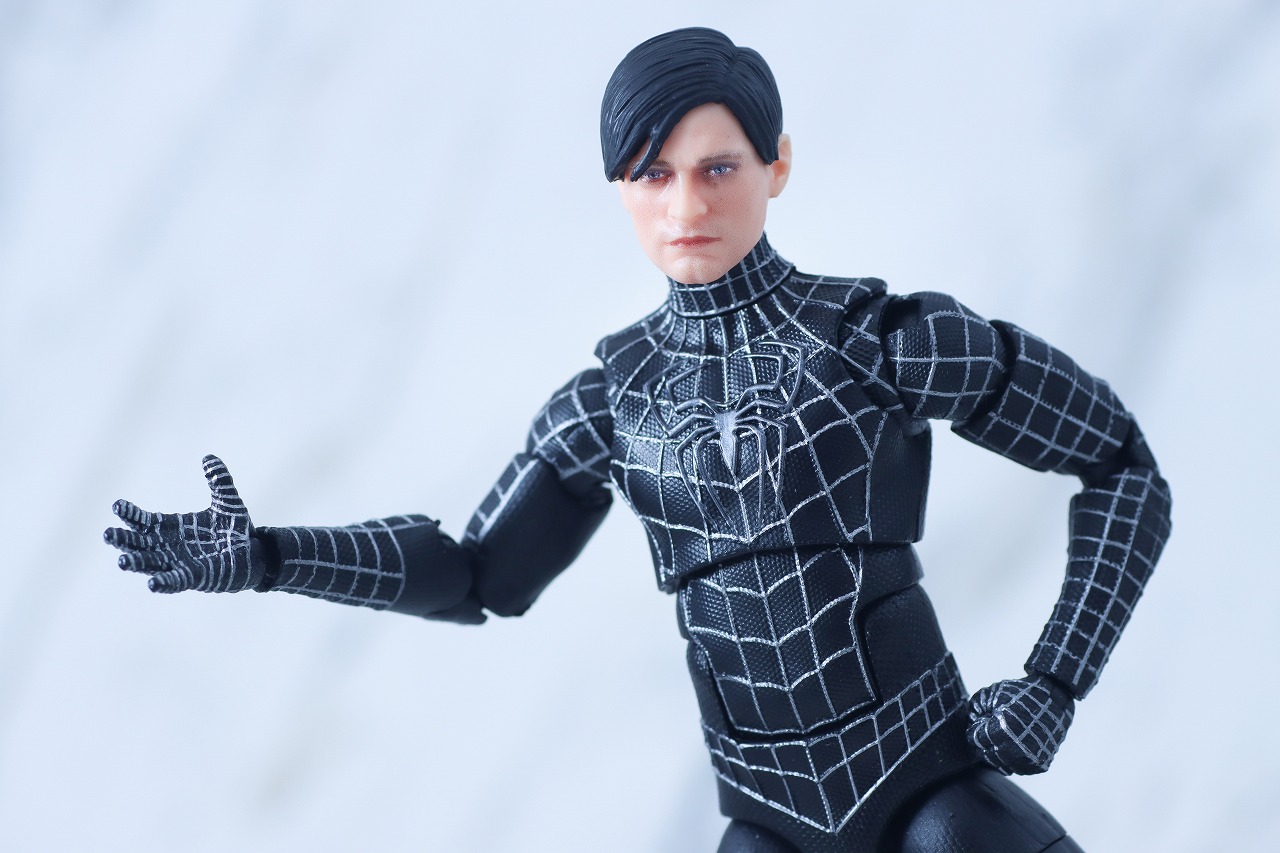 マーベルレジェンド スパイダーマン ブラックスーツ(『スパイダーマン3』) レビュー アクション