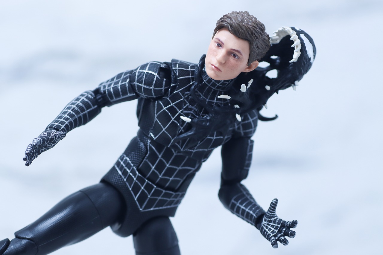 マーベルレジェンド スパイダーマン ブラックスーツ(『スパイダーマン3』) レビュー アクション