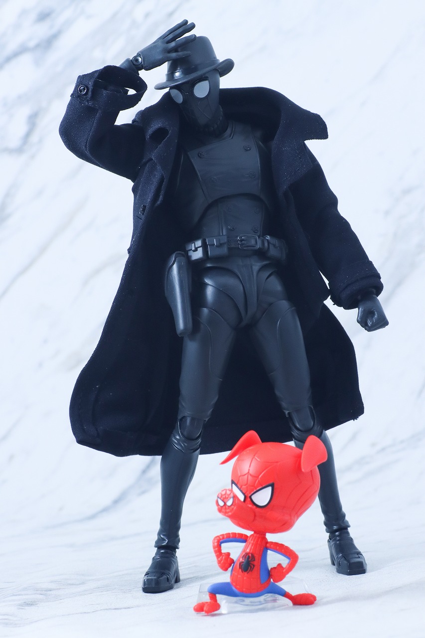 S.H.フィギュアーツ スパイダーマン・ノワール&スパイダー・ハム アクロス・ザ・スパイダーバース レビュー アクション