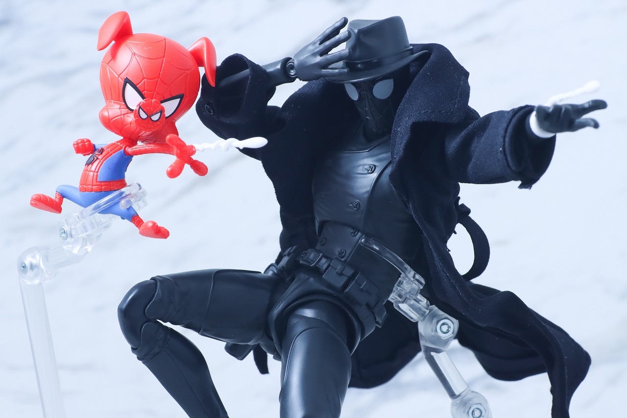 S.H.フィギュアーツ スパイダーマン・ノワール&スパイダー・ハム アクロス・ザ・スパイダーバース レビュー アクション