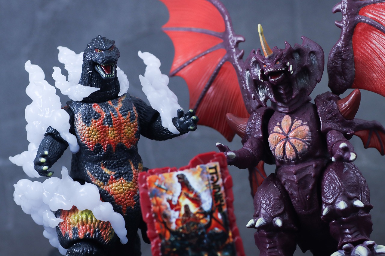 ゴジラアクションフィギュア デストロイア レビュー アクション バーニングゴジラ