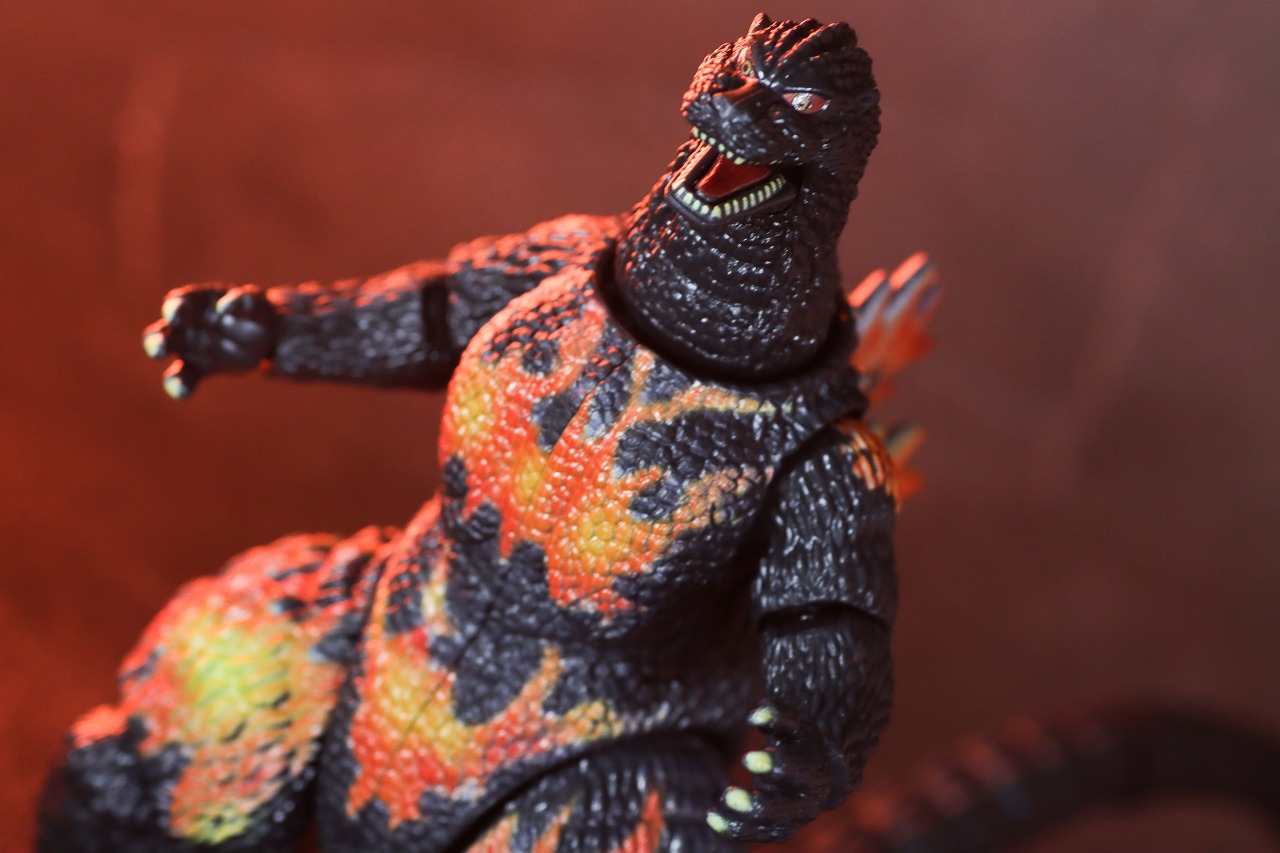 ゴジラアクションフィギュア バーニングゴジラ レビュー アクション