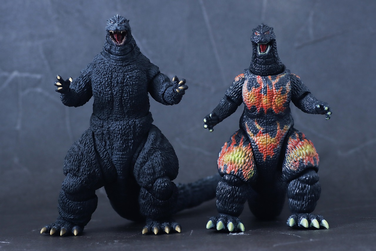 ゴジラアクションフィギュア バーニングゴジラ レビュー 本体