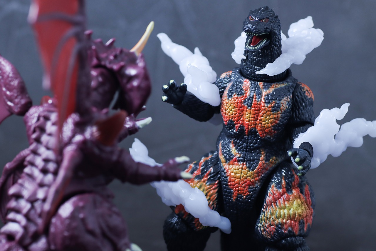 ゴジラアクションフィギュア バーニングゴジラ レビュー アクション デストロイア