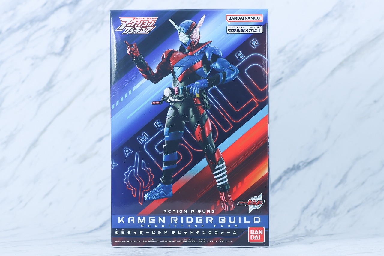 アクションフィギュア 仮面ライダービルド ラビットタンクフォーム レビュー パッケージ